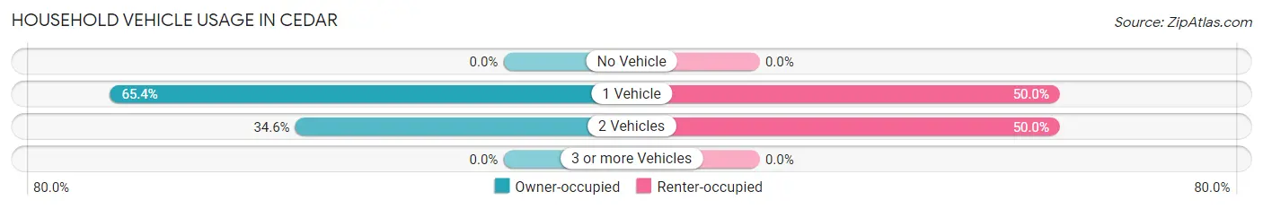 Household Vehicle Usage in Cedar
