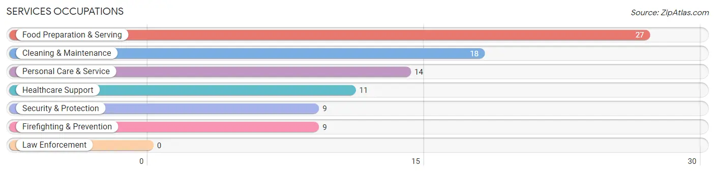 Services Occupations in Deerfield