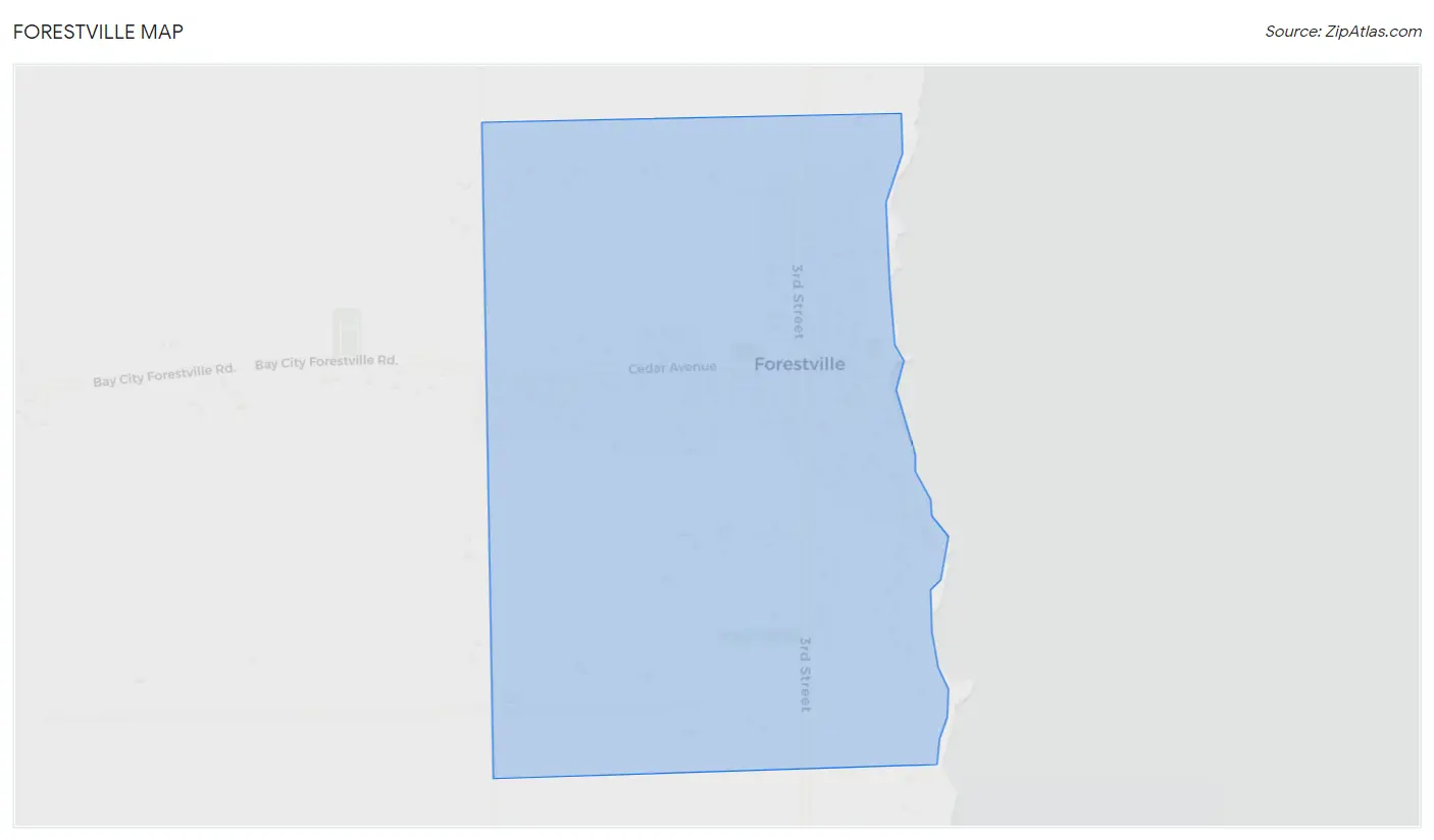 Forestville Map