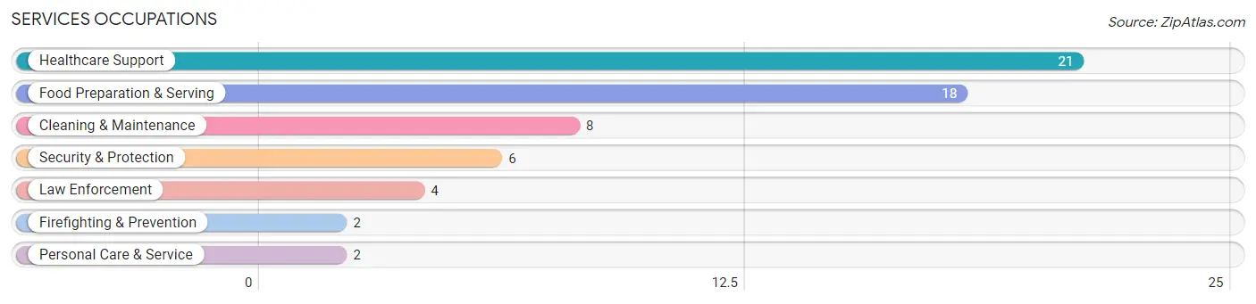 Services Occupations in Galien