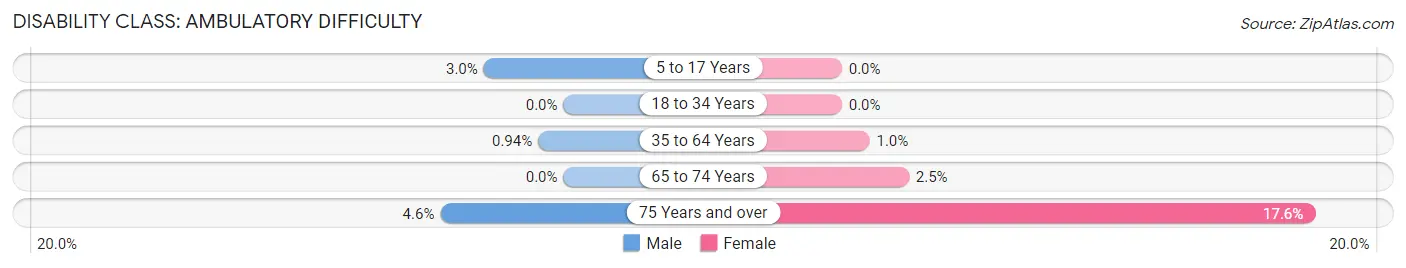 Disability in Grosse Pointe: <span>Ambulatory Difficulty</span>