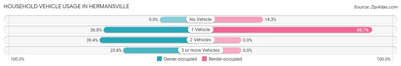 Household Vehicle Usage in Hermansville