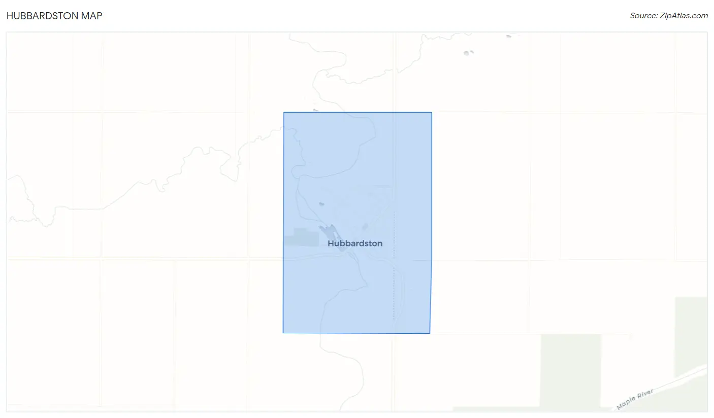 Hubbardston Map