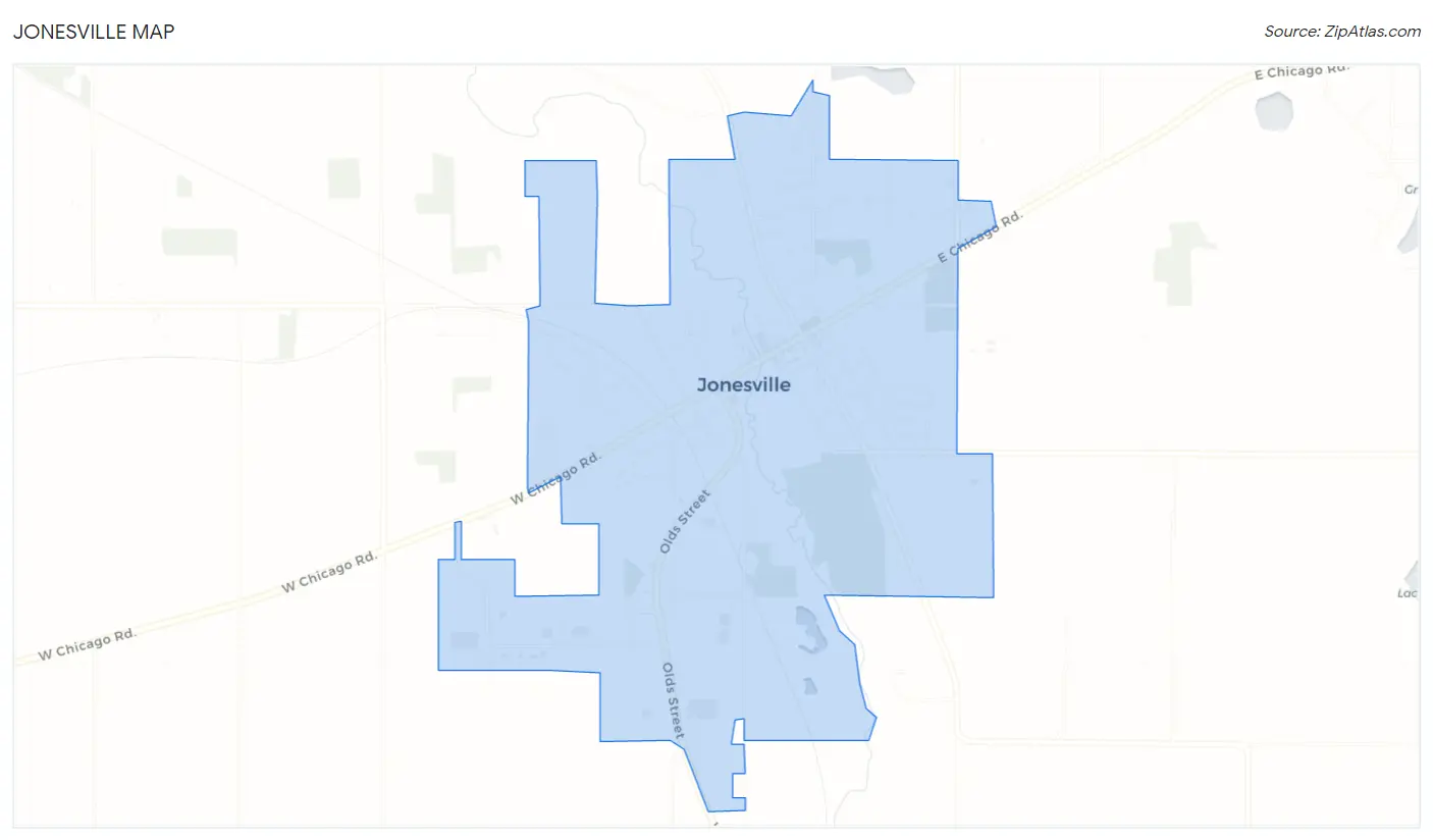 Jonesville Map
