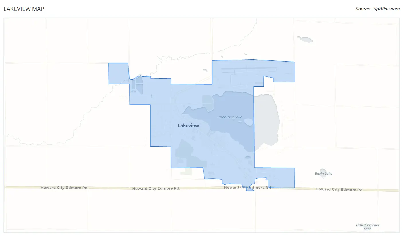 Lakeview Map