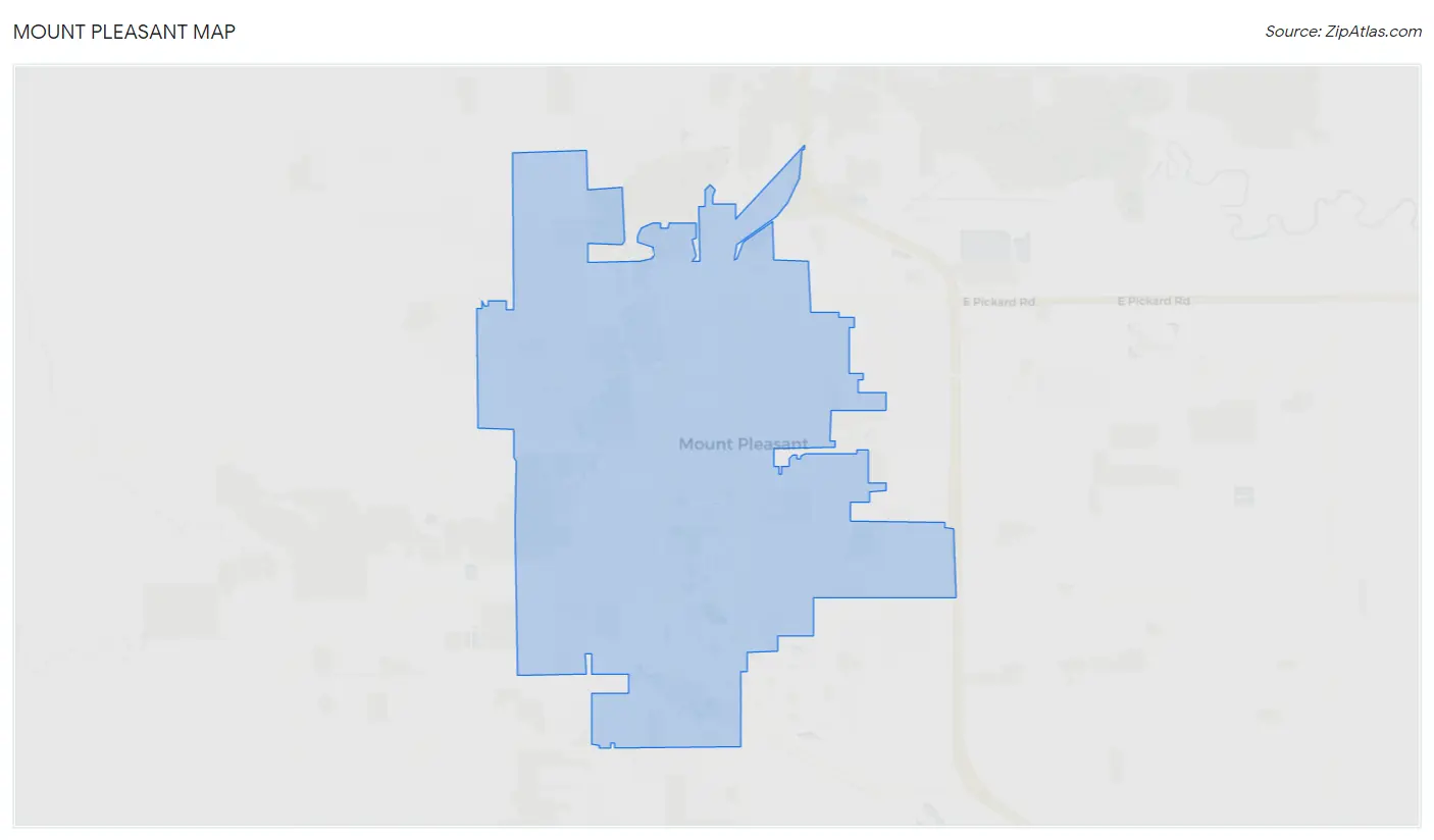 Mount Pleasant Map