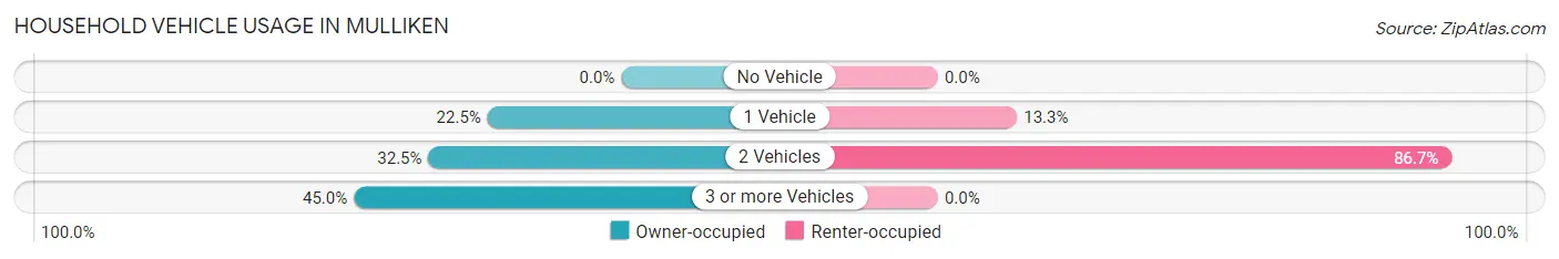 Household Vehicle Usage in Mulliken