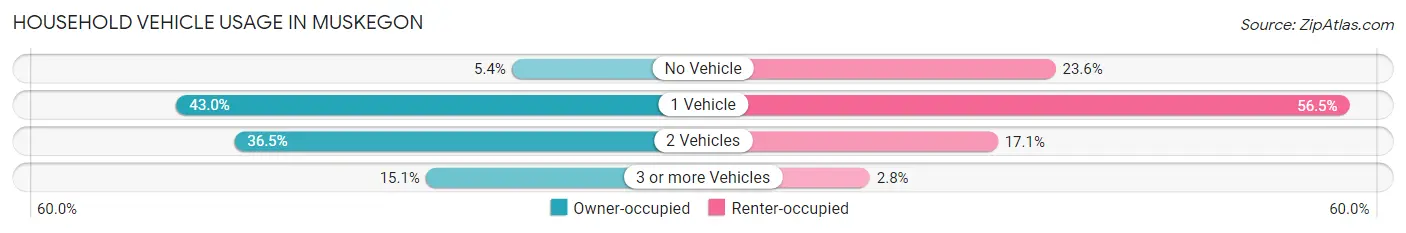 Household Vehicle Usage in Muskegon