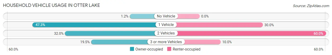 Household Vehicle Usage in Otter Lake