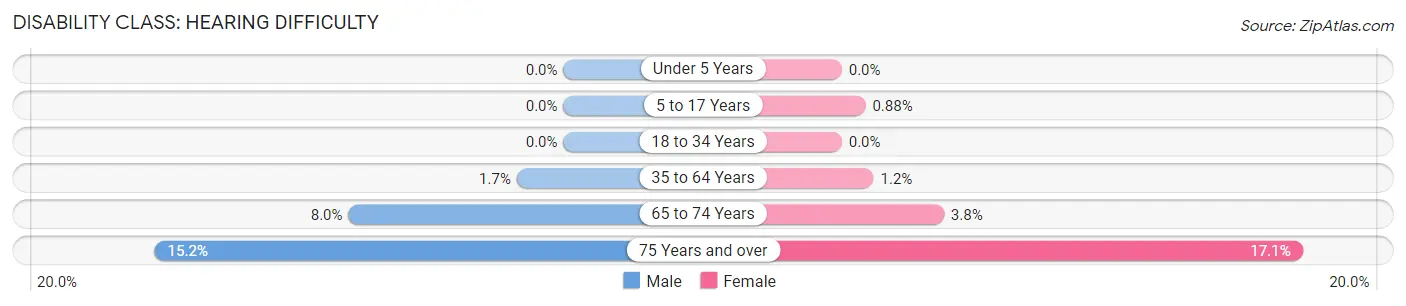 Disability in Rochester: <span>Hearing Difficulty</span>