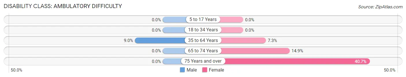 Disability in Romeo: <span>Ambulatory Difficulty</span>