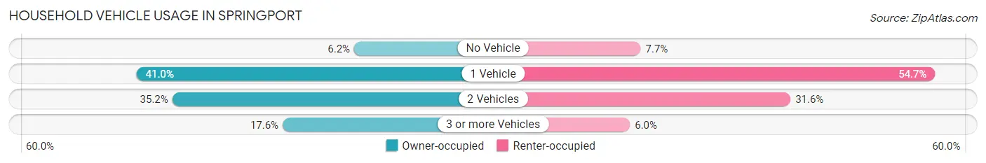 Household Vehicle Usage in Springport