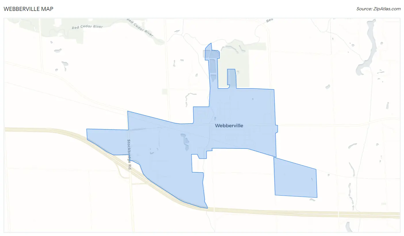 Webberville Map