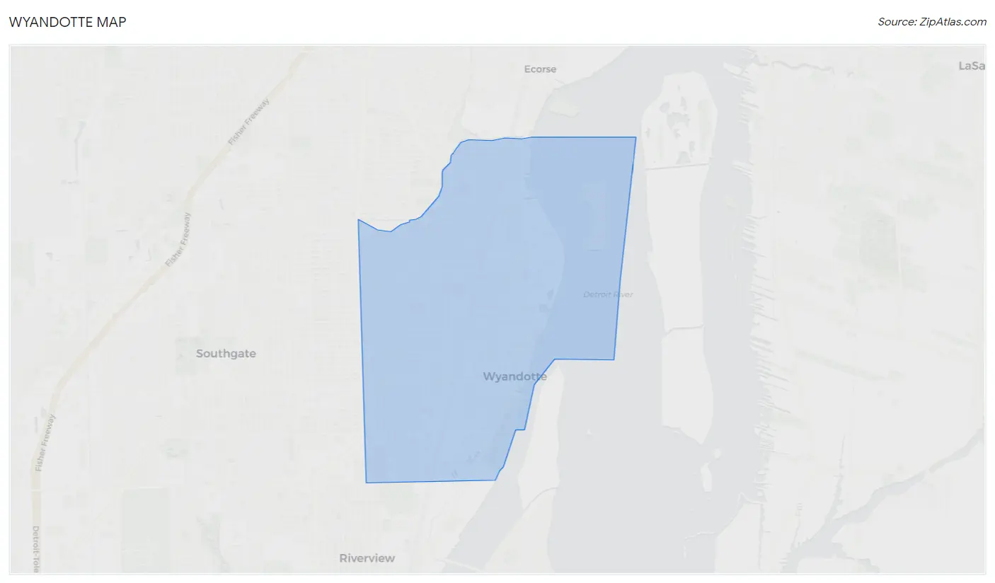 Wyandotte Map