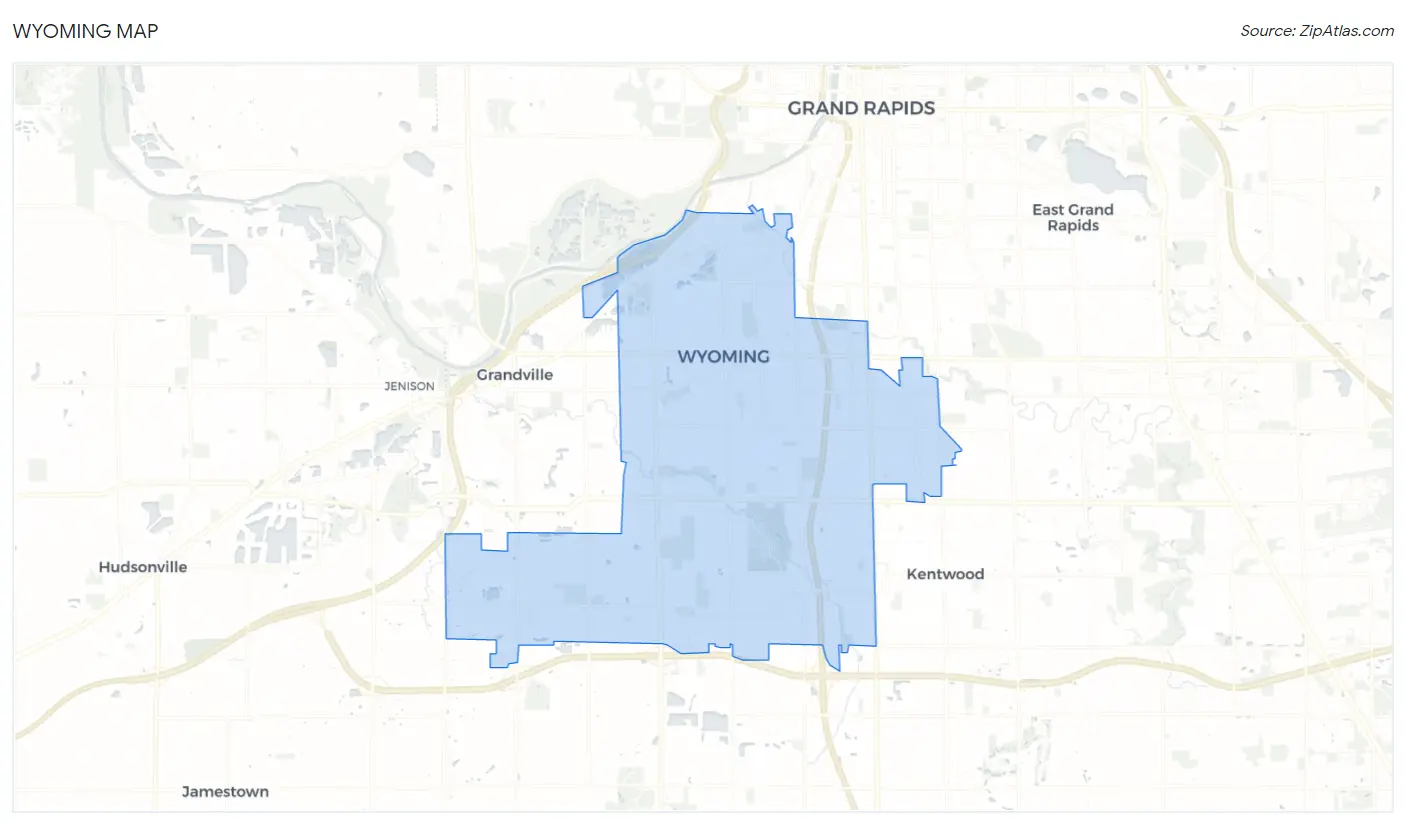 Wyoming Map