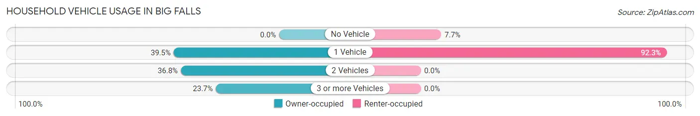 Household Vehicle Usage in Big Falls