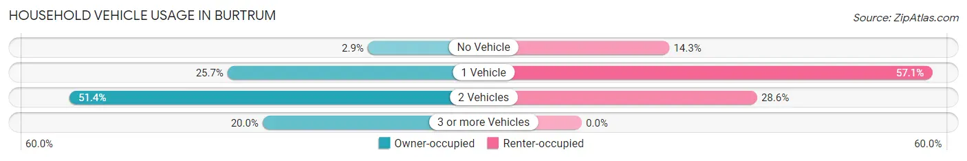 Household Vehicle Usage in Burtrum