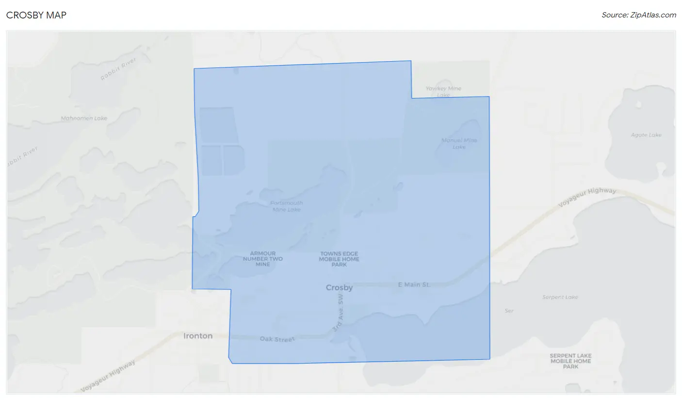 Crosby Map