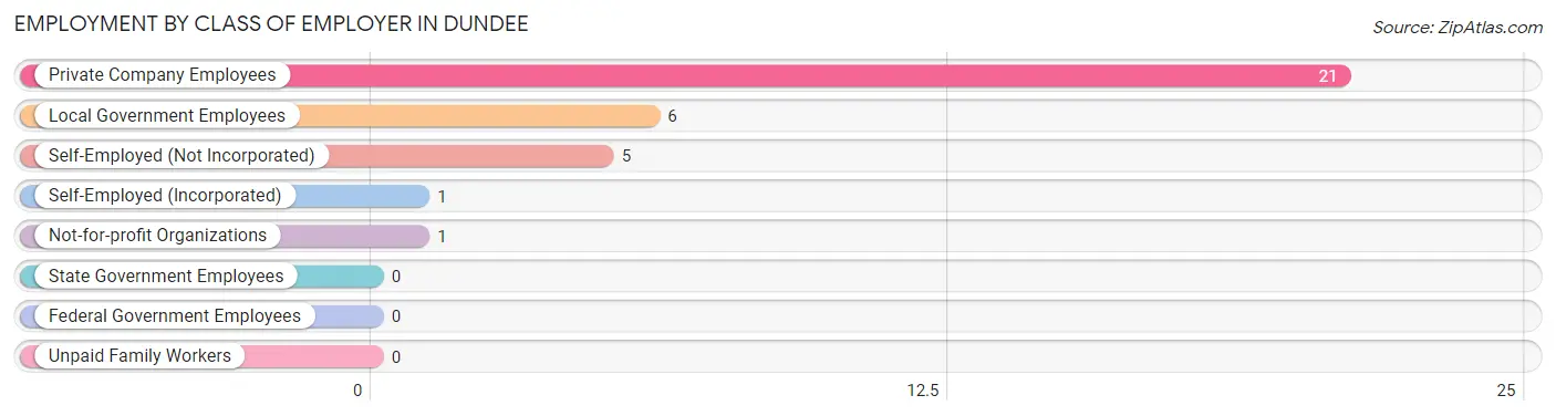 Employment by Class of Employer in Dundee