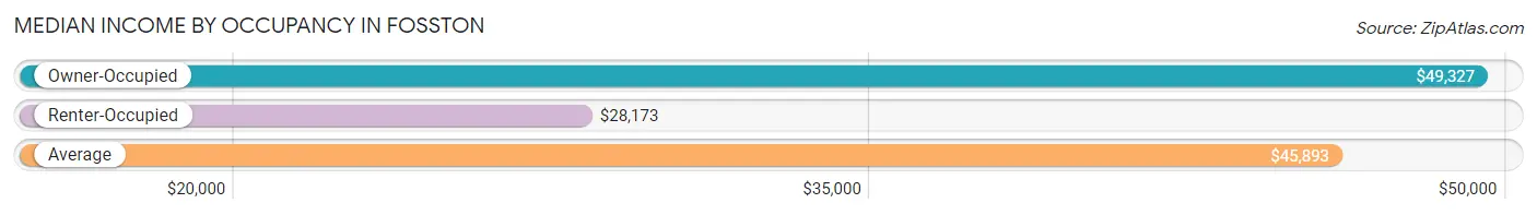 Median Income by Occupancy in Fosston