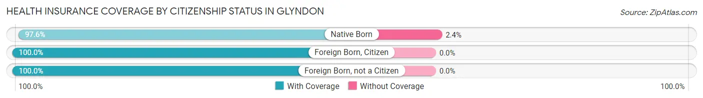 Health Insurance Coverage by Citizenship Status in Glyndon