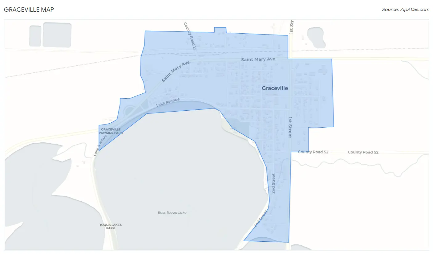 Graceville Map