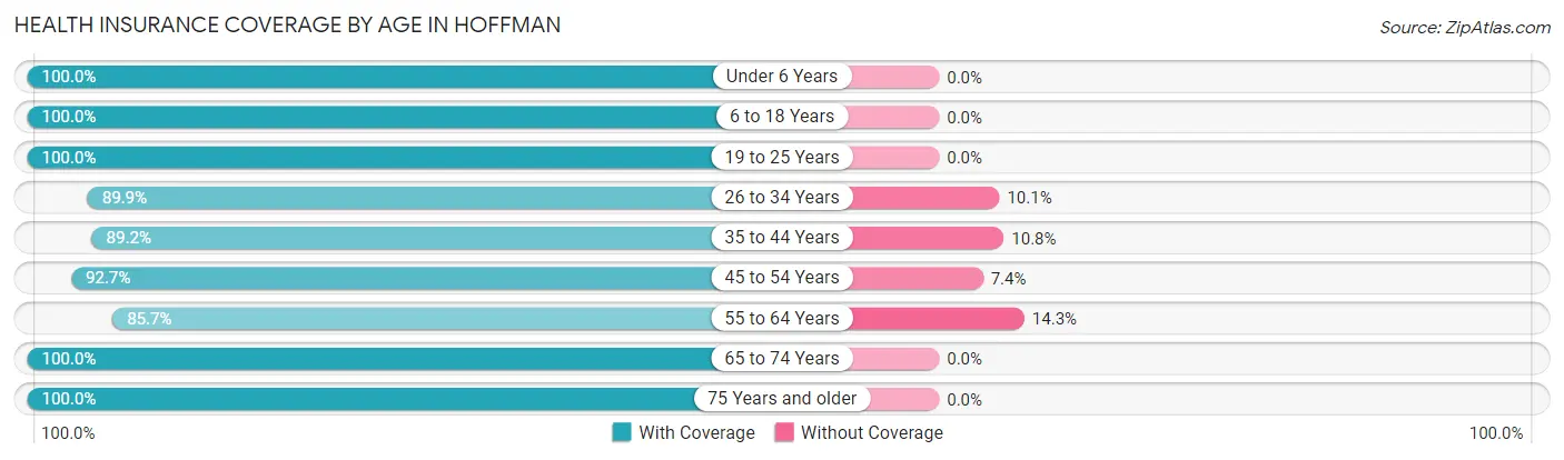 Health Insurance Coverage by Age in Hoffman