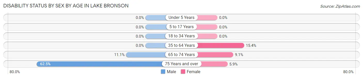 Disability Status by Sex by Age in Lake Bronson