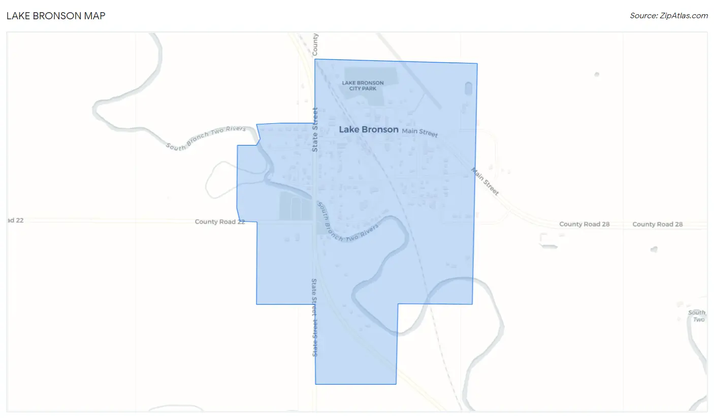 Lake Bronson Map