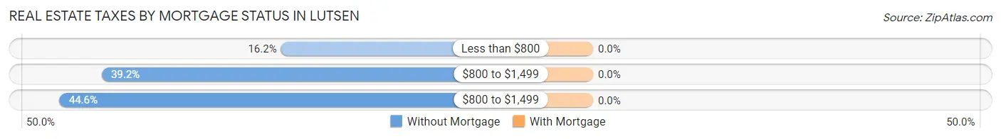 Real Estate Taxes by Mortgage Status in Lutsen
