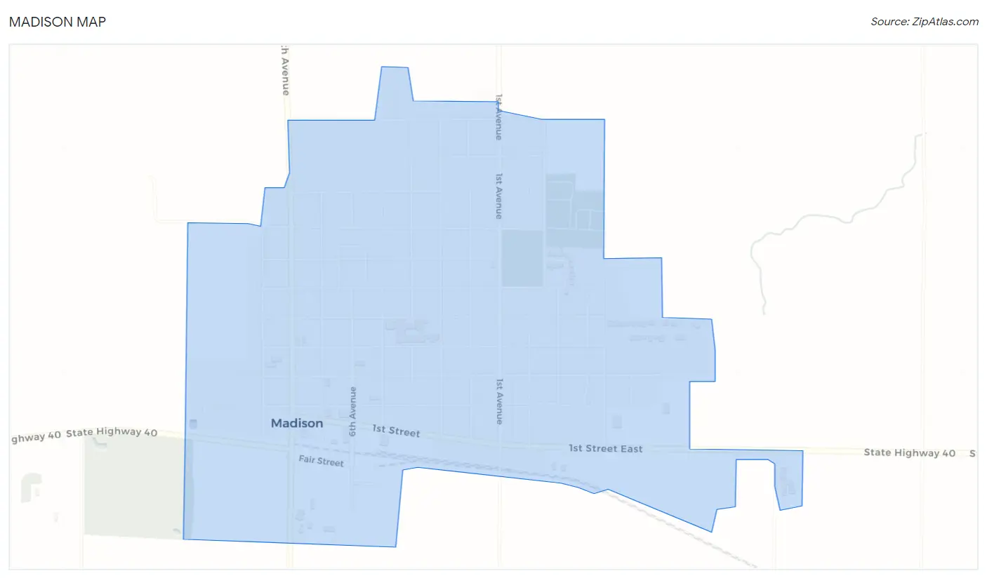 Madison Map