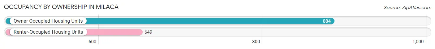 Occupancy by Ownership in Milaca