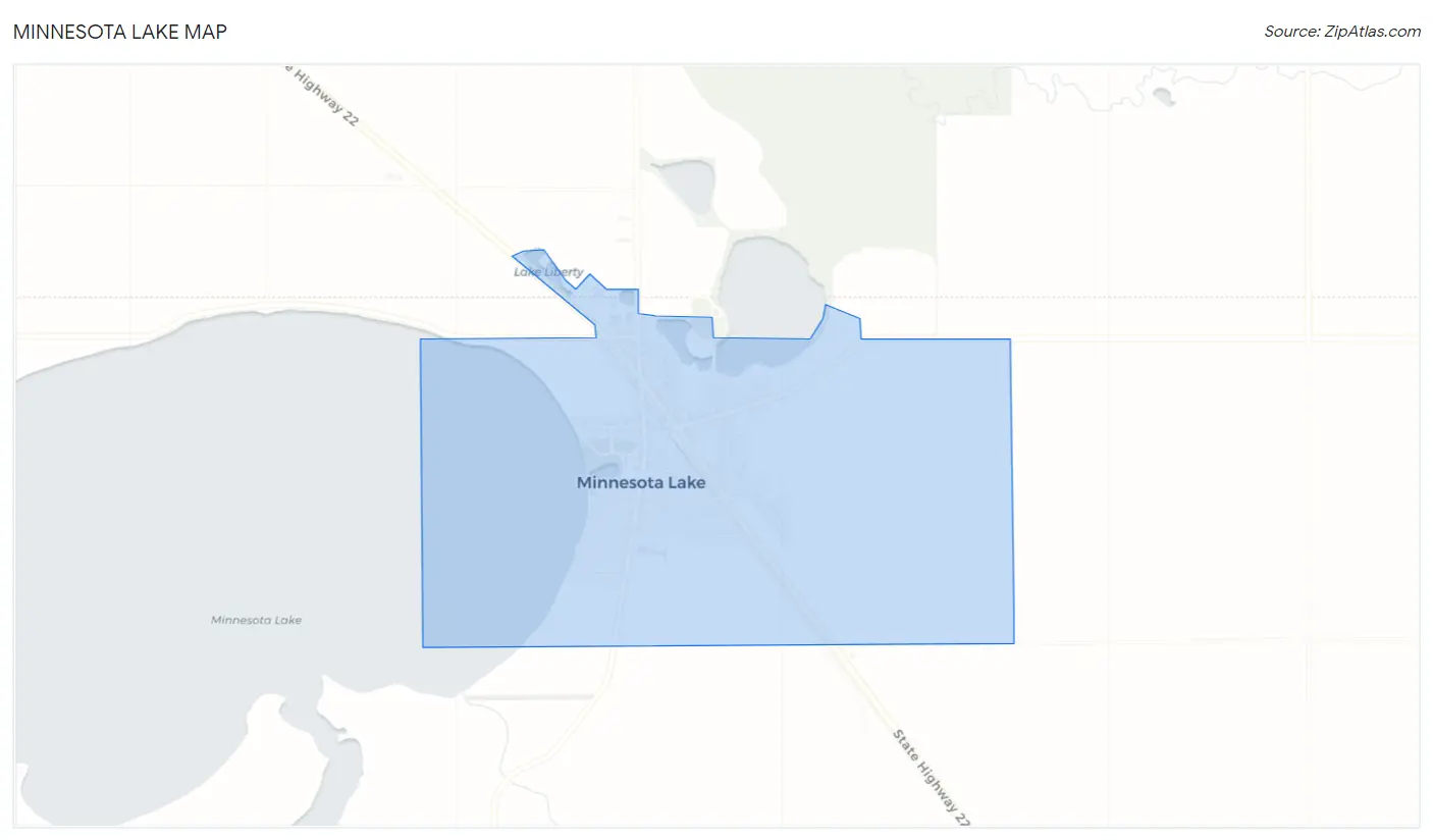 Minnesota Lake Map