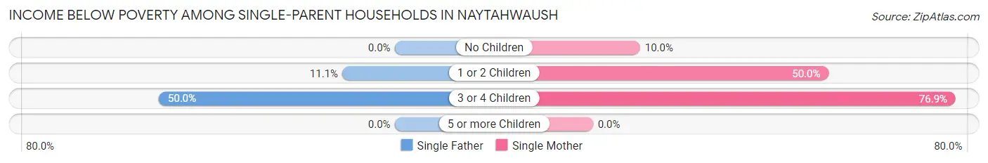 Income Below Poverty Among Single-Parent Households in Naytahwaush