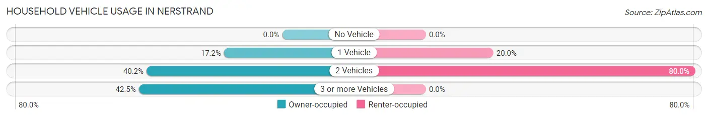 Household Vehicle Usage in Nerstrand