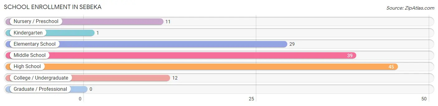 School Enrollment in Sebeka