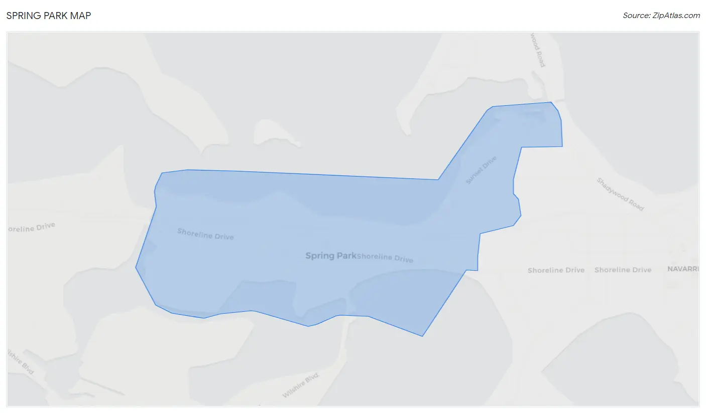 Spring Park Map