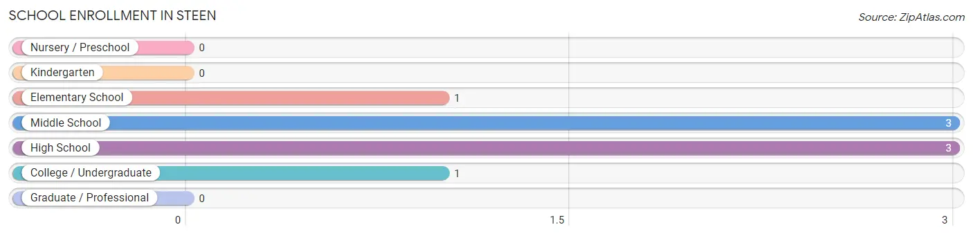 School Enrollment in Steen