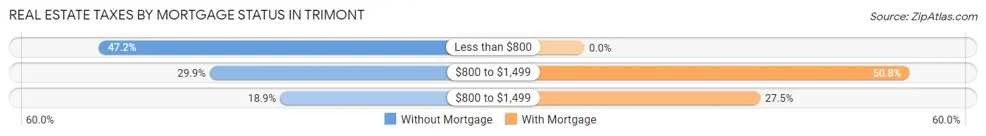 Real Estate Taxes by Mortgage Status in Trimont