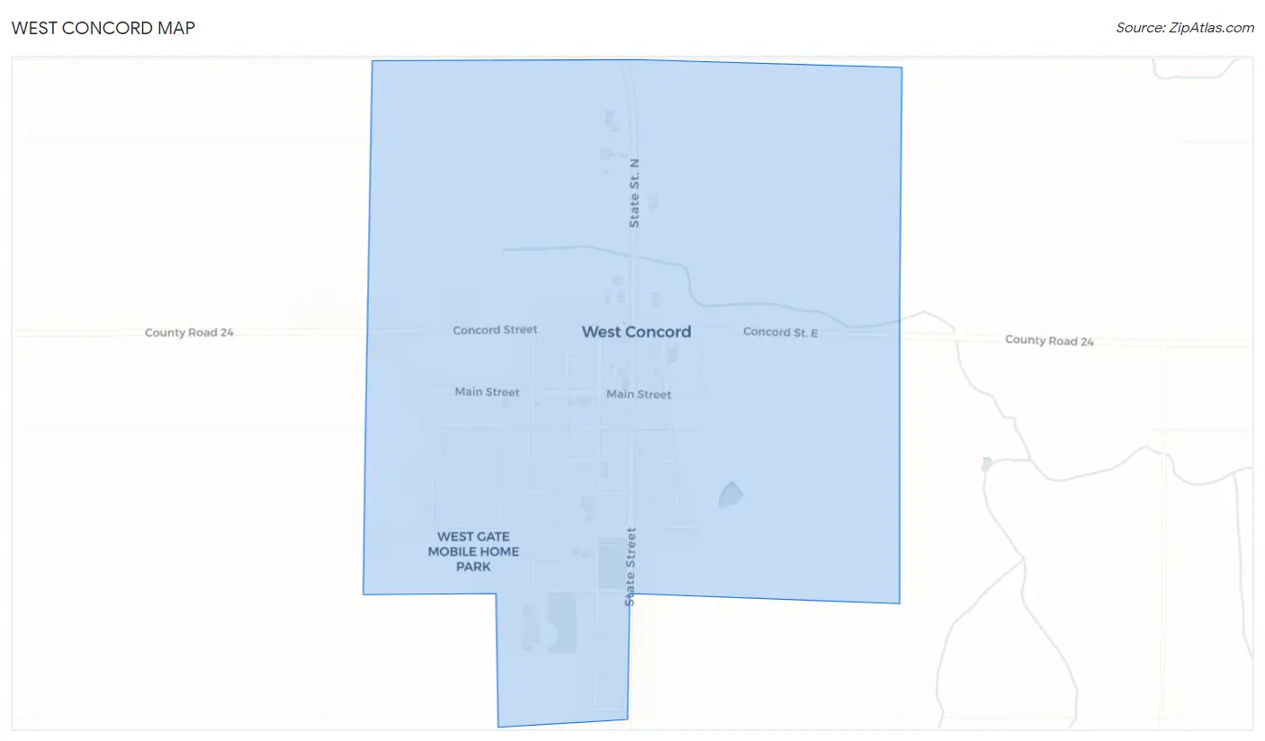 West Concord Map