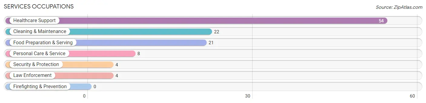 Services Occupations in Winthrop