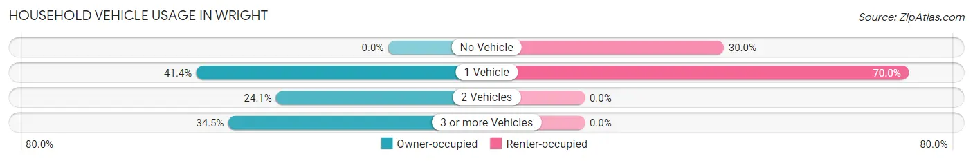 Household Vehicle Usage in Wright