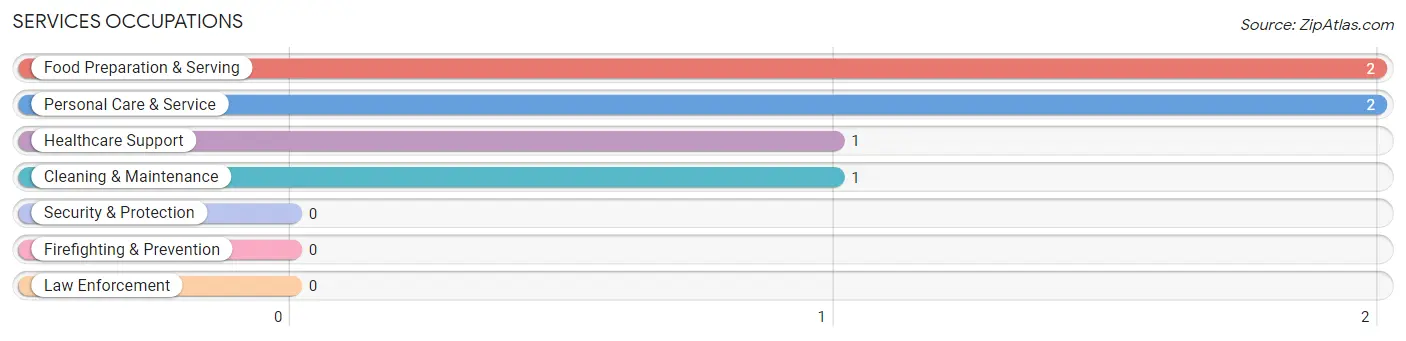 Services Occupations in Wright