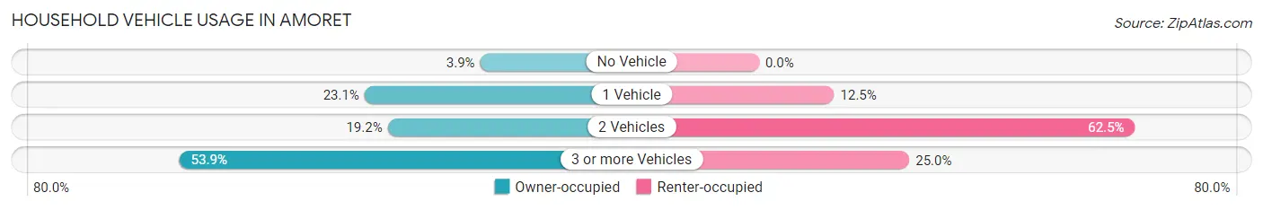 Household Vehicle Usage in Amoret