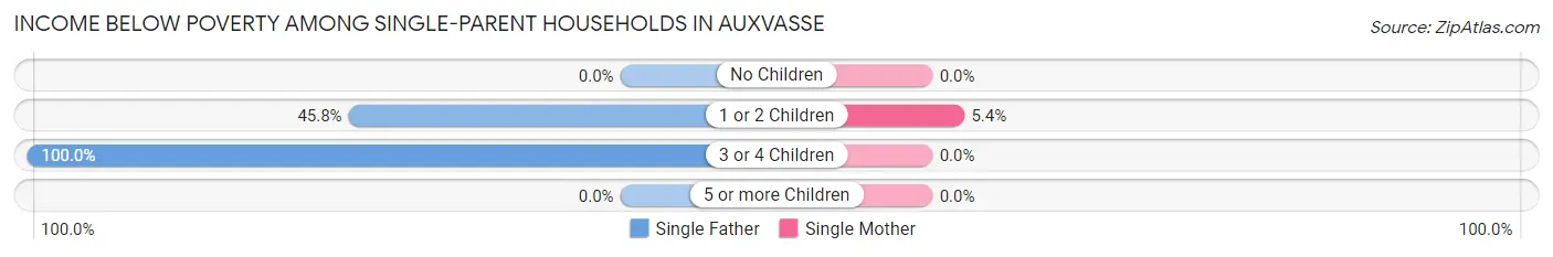 Income Below Poverty Among Single-Parent Households in Auxvasse