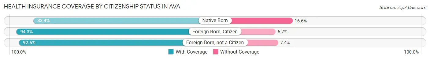 Health Insurance Coverage by Citizenship Status in Ava