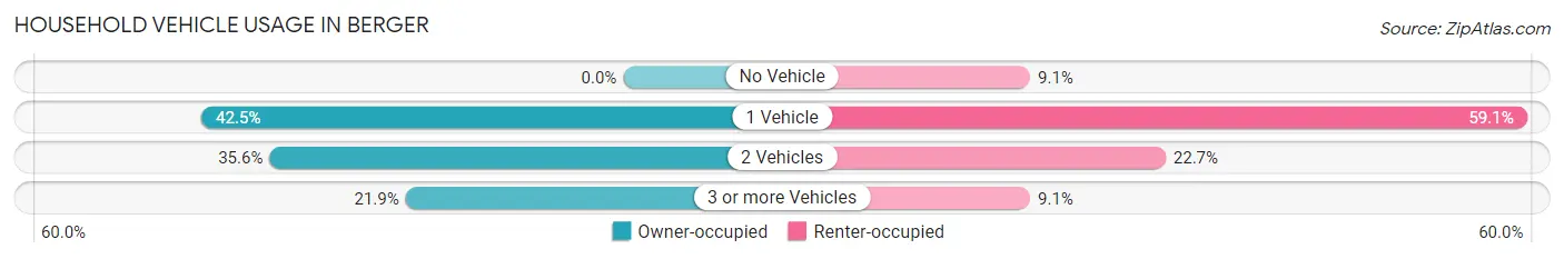 Household Vehicle Usage in Berger