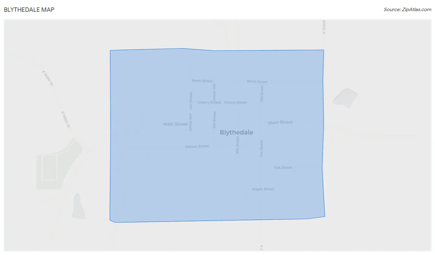 Blythedale Map