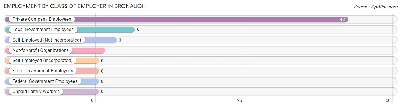 Employment by Class of Employer in Bronaugh