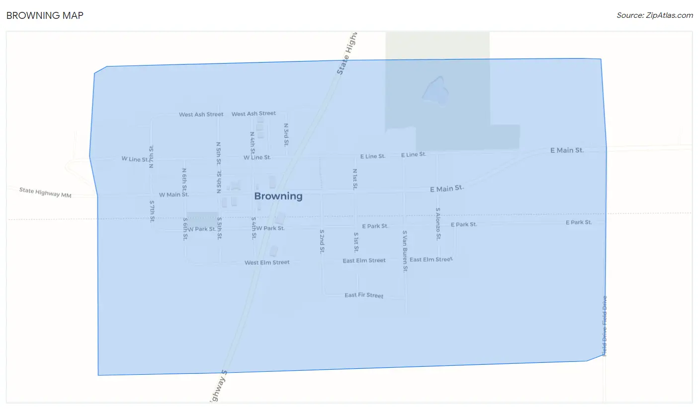 Browning Map